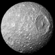 Illustration for article titled Does Saturn's 'Death Star' Moon Harbor A Hidden Ocean?